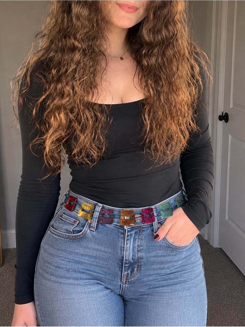 #225. Belt/Necklace Multi Color